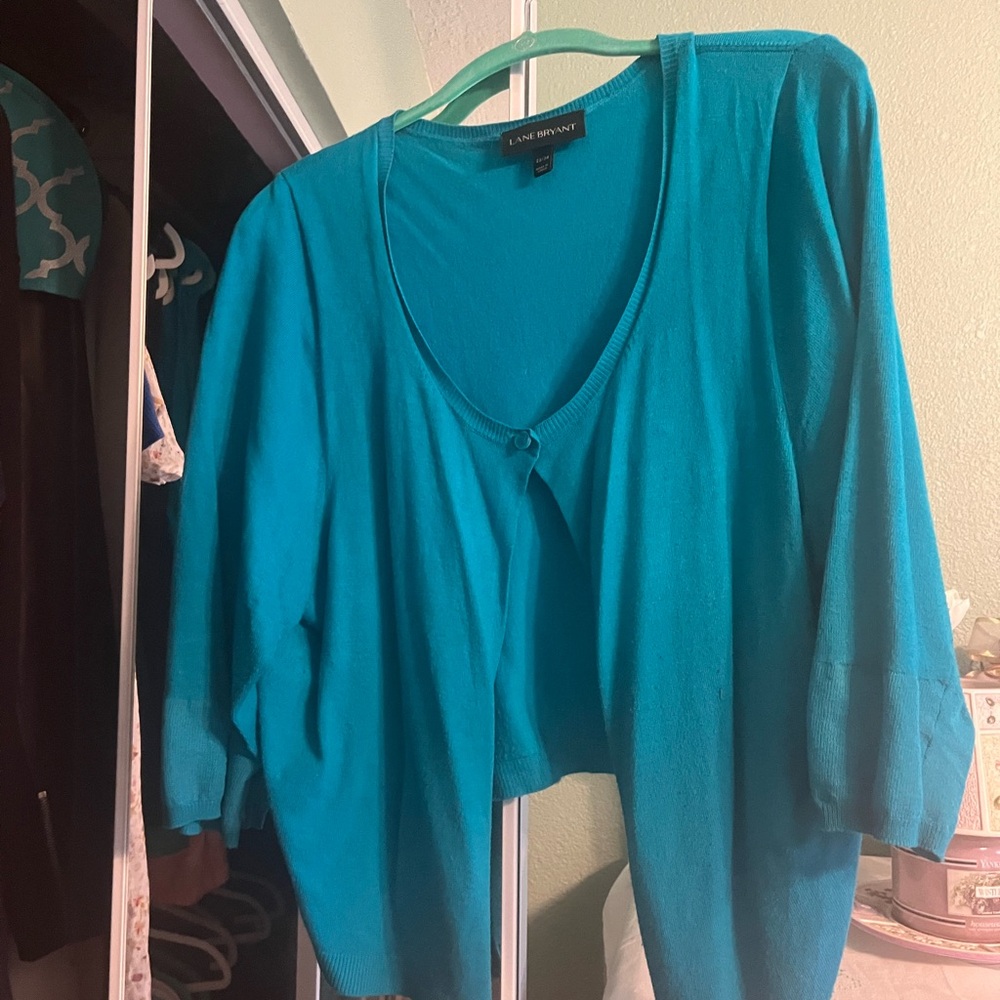 Lane Bryant Vibrant Blue Sweater